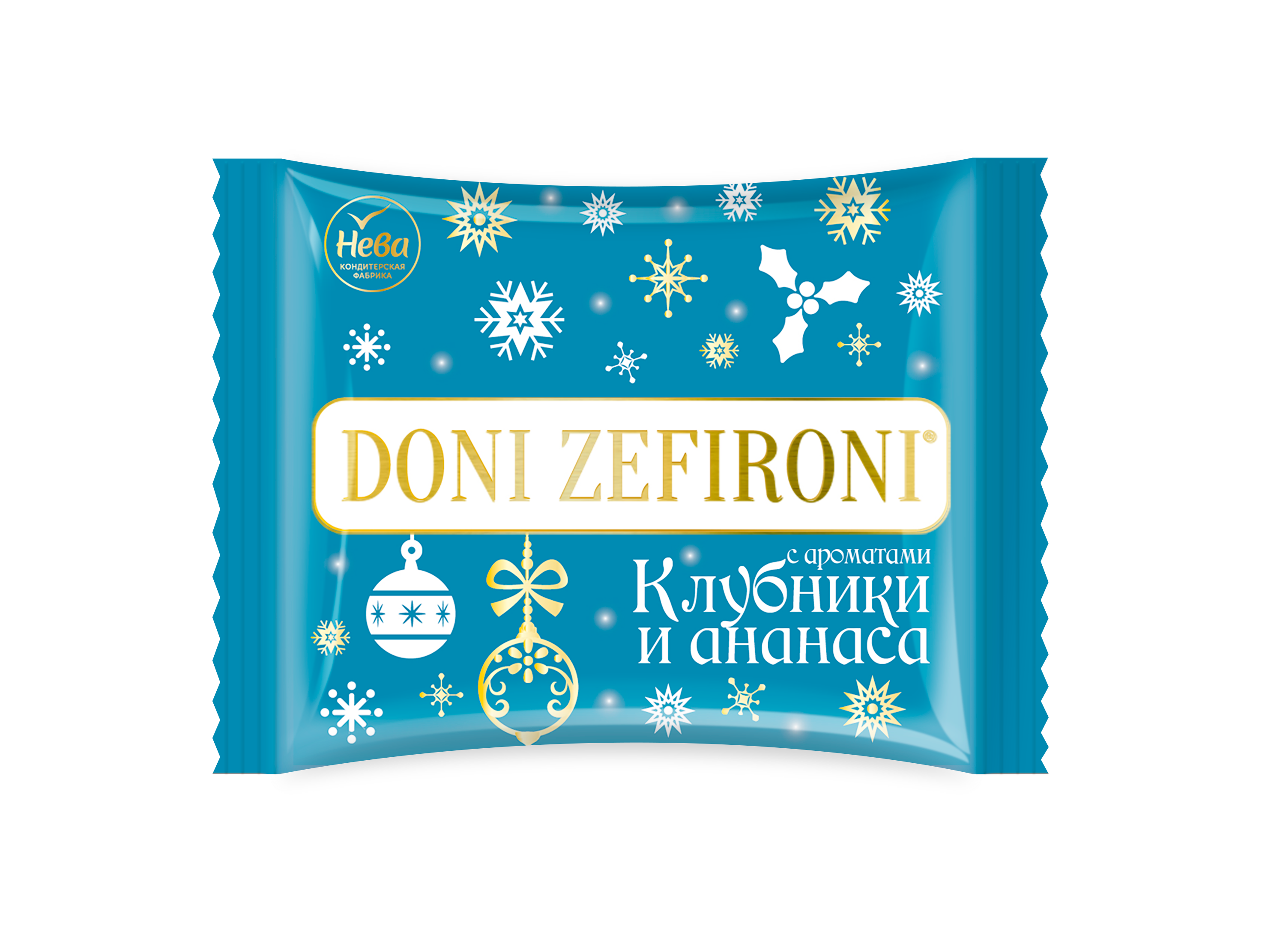 Зефир с ароматом клубники и ананаса